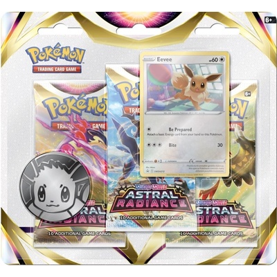 Pokémon TCG Astral Radiance 3 Pack Blister Booster Eevee