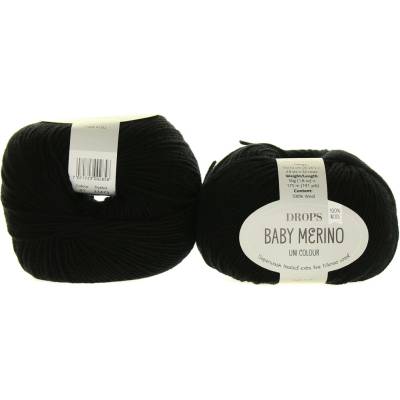 Drops Baby Merino 21 černá