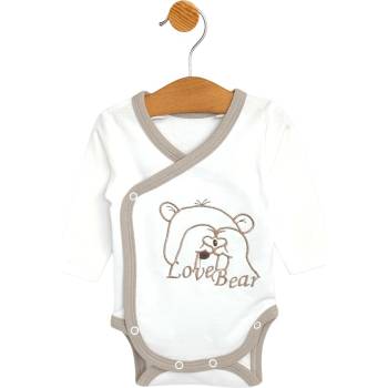 Rainy Бебешко боди с дълъг ръкав Rainy - Love Bear, 56 cm, 1-2 м (617273)