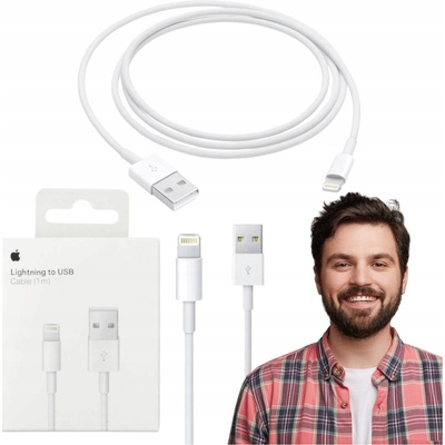 Apple mxly2zm/a Lightning - USB 2.0 1m originální, Lightning na USB 2.0, 1m – Zboží Mobilmania