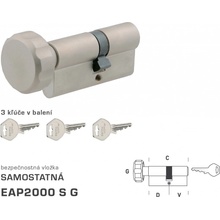 MP-KOVANIA DK - EAP2000 S G - s gombíkom NIM - nikel matný