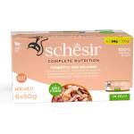 Schesir Multipack тонзон с сьомга 6 x 50 г