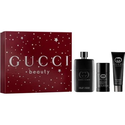 GUCCI Guilty Pour Homme Eau de Parfum - EDP 90 ml + sprchový gél 50 ml + tuhý dezodorant 75 ml