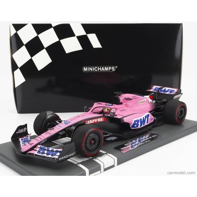 Minichamps Renault F1 A522 Team Alpine Bwt N 14 Bahrain Gp 2022 Fernando Alonso Pink 1:18