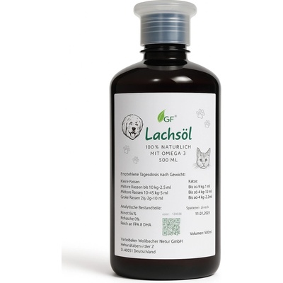 OGF 100% Lososový olej pre psov a mačky srsť a imunita 500ml