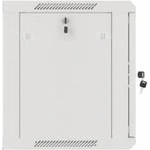 Lanberg Hanging installation cabinet 19 9U 600x450mm grey (glass door)