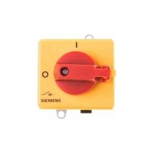Siemens AG Cam Connector 0-1 3P 16A For Rails Yellow/Red IP44 3LD2030-0TK13