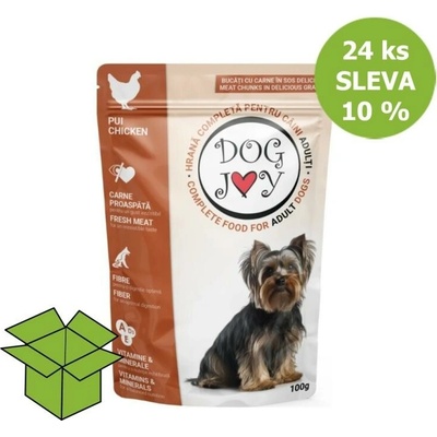 Dog Joy kuřecí v omáčce 24 x 100 g
