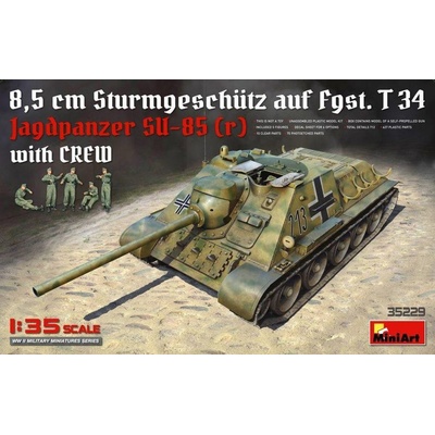 MiniArt Jagdpanzer SU-85 r w/Crew 1:35