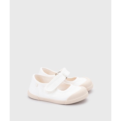 Igor Shoes Igor dievčenské barefoot baleríny Lona Mercedes Blanco