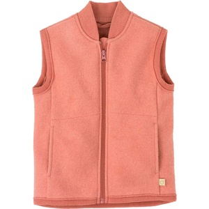 disana Детски вълнен елек disana Kid's Milled Wool Vest Merino vest - Softpink - размер 134/140 (EU) (703-5112-1016)