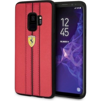 Ferrari Удароустойчив кейс Ferrari FESURHCS9REB за Samsung Galaxy S9, Червен (3700740426296)