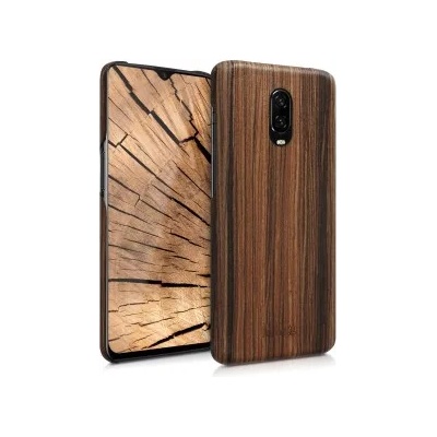 kalibri Калъф за OnePlus 6T - кафяв