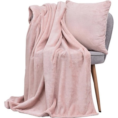 SCANquilt pléd Deli světle růžová střední 150x200