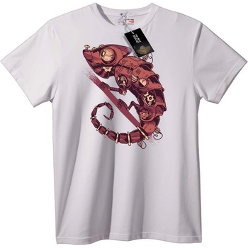 NOONEBRAND Тениска Стиймпанк Хамелеон - 7XL, White