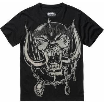 BRANDIT Мъжка тениска BRANDIT - Motörhead - Warpig Print - 61004- черен