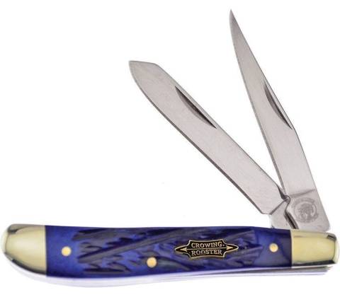 Crowing Rooster Folding Pocket Knife