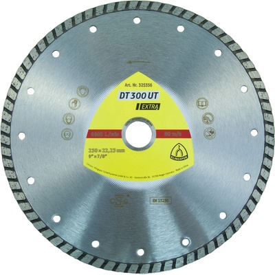 Klingspor diamantový turbo kotúč 22,2 x 230 mm DT300UT