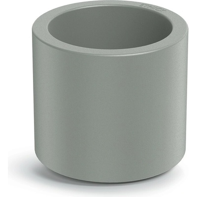 Prosperplast Plastový květináč TUBLAN ROUND betonově šedý, 38 cm