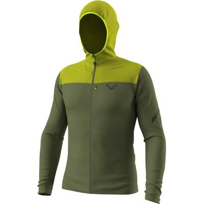 Dynafit Мъжко поларено яке Dynafit Traverse Thermal Hooded Jacket Fleece jacket - Golden Lime - размер XXL (005-7110-0115)