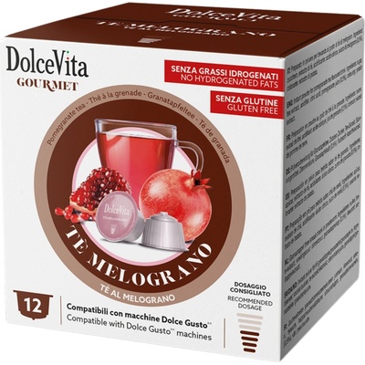 Dolce Vita Italfoods čaj s příchutí Granátového jablka do Dolce Gusto 12 ks