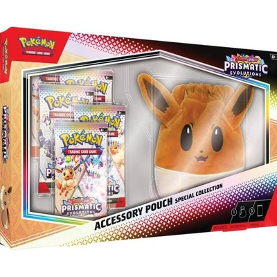 Pokémon Company Pokémon TCG: SV8.5 Призматични еволюции - Специална колекция с аксесоарна торбичка