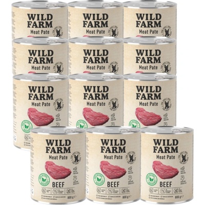 Wild Farm Pate Beef 12 x 800 g