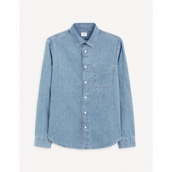 Celio Синя мъжка риза от деним Celio Gagusti1 Celio | Sin | МЪЖЕ | S