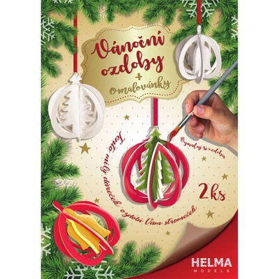 Helma Models 3D omalovánky Vánoční ozdoby 146110