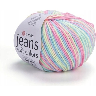 Priadza YarnArt Jeans Soft Colors 50g / 160m farba 6204