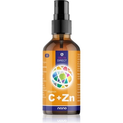 Delta Direct Vitamín C + Zn Sprej na pokožku 100 ml