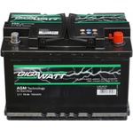 GIGAWATT 70Ah 760A right+
