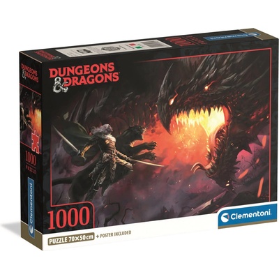 Clementoni Dungeons&Dragons Z očí do očí 1000 dielov