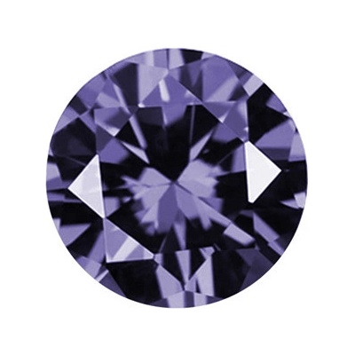 Šperky4U CZ Kubický zirkon - Tanzanite, 100 ks - CZ25-1.00_100