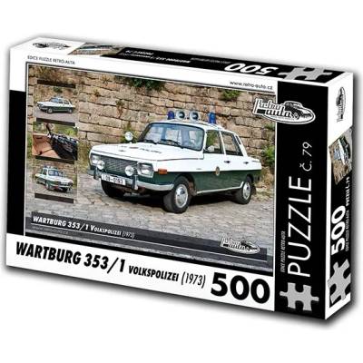 Retro cars - Puzzle Wartburg 353/1 Volkspolizei (1973) - 500 piese
