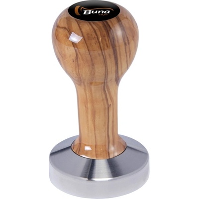 Buna Café Tamper oliva lak, TP, nerez mat, plochý 58,55 mm