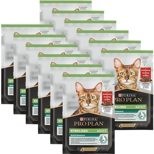 PRO PLAN PURINA PRO PLAN CAT STERILISED MAINTENANCE консерви говеждо 12 x 85 г