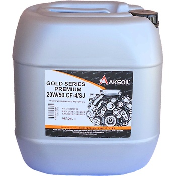 Aksoil Gold series Premium CF-4/SJ 20W-50 20 l