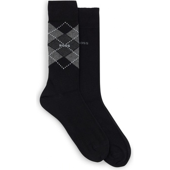Boss Чорапи Boss Men's Argyle Cotton Crew Socks - Black 001
