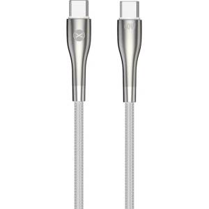 Forever Кабел Sleek USB-C - USB-C, 60W, 1.0 м, бял - Forever