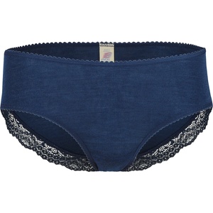 Engel Дамско копринено термобельо Engel Women's Panties with Lace Silk base layer - Marine - размер 34/36 (EU) (114-1893-0111)
