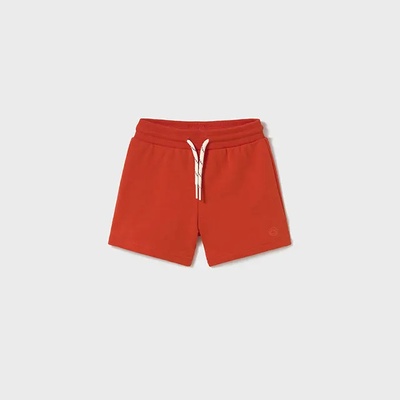 Mayoral Къси панталони мек плат basic в червен цвят за мини момче Майорал