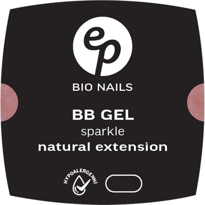 Bio nails BB Fiber Sparkle Natural Extension jednofázový gél 15 ml