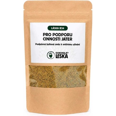 Dokonalá láska B34 PRO PODPORU ČINNOSTI JATER bylinná směs 100 g