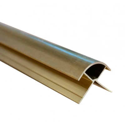 Алуминиев профил външен ъгъл злато 2.95 м