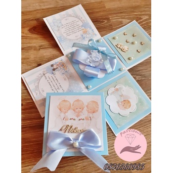 PassionisArt Покана за кръщене за Кръстници