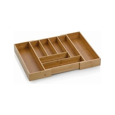 KELA Príborník nastaviteľný KALMA bambus 35-58x43x6, 5cm KL-12013