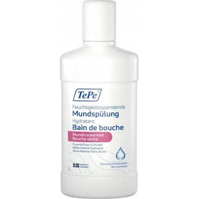 TePe Dry Mouth ústní voda pro suchá ústa bez příchuti 500 ml