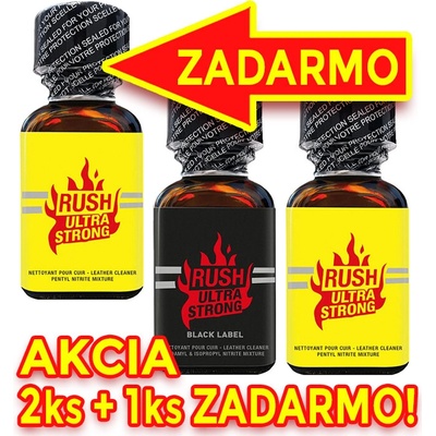 Poppers POPPERS RUSH ULTRA STRONG 2+1 3 x 24 ml