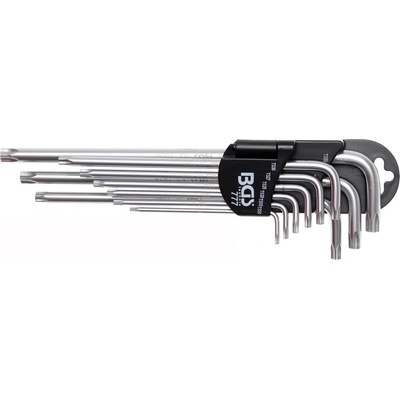 BGS technic Sada zahnutých klíčů velmi dlouhé TS-profil pro Torx Plus TS10 - TS50 9dílná BGS 777